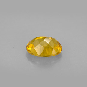 Berillo naturale giallo da 1,21 ct, taglio ovale, VS