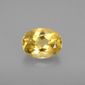 Berillo Giallo oro naturale da 1.11 ct, Taglio ovale, VS