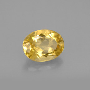 Berillo Giallo oro naturale da 1.11 ct, Taglio ovale, VS