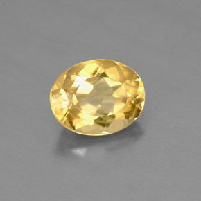 Berillo Giallo oro naturale da 1.69 ct, Taglio ovale, VS