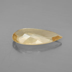 Berillo Giallo oro naturale da 4.05 ct, Forma a pera, VS-SI