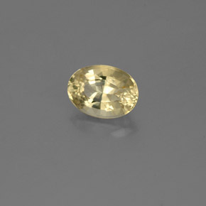 Berillo Giallo oro naturale da 0.56 ct, Taglio ovale, VVS-VS
