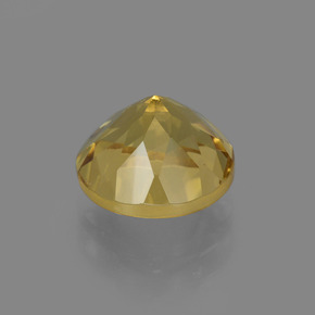 Berillo naturale oro da 2,03 ct, taglio rotondo, VS