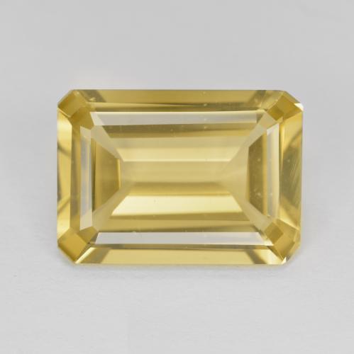 Berillo Giallo di Digione naturale da 5.52 ct, Taglio smeraldo, VVS-VS