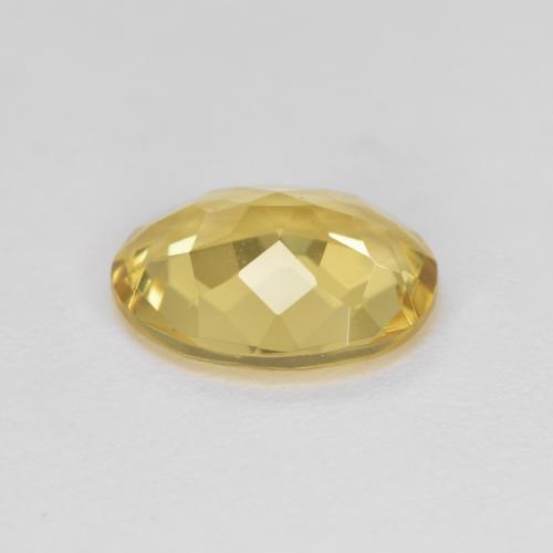 Berillo naturale giallo da 2,00 ct, taglio ovale, VVS-VS