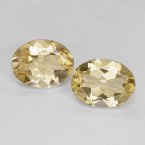 Gemme di Berillo Giallo caldo naturale da 3.62 ct, Taglio ovale, VVS-VS