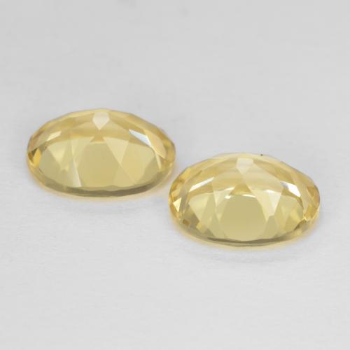 Gemme di Berillo Giallo chiaro naturale da 3.72 ct, Taglio ovale, VS