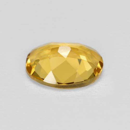 Berillo Giallo miele naturale da 1.68 ct, Taglio ovale, VVS