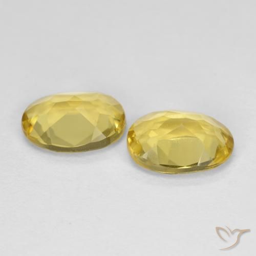 Gemme di Berillo Giallo di Digione naturale da 2.13 ct, Ovale, VVS-VS