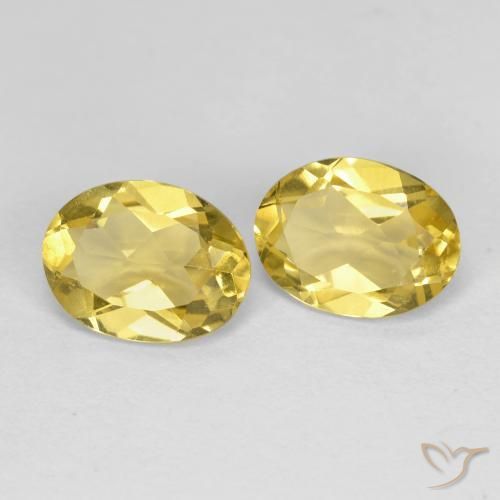 Gemme di Berillo Giallo di Digione naturale da 2.32 ct, Ovale, VVS-VS