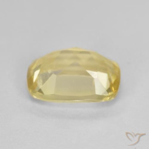Berillo Giallo medio naturale da 1.32 ct, Cuscino, VVS