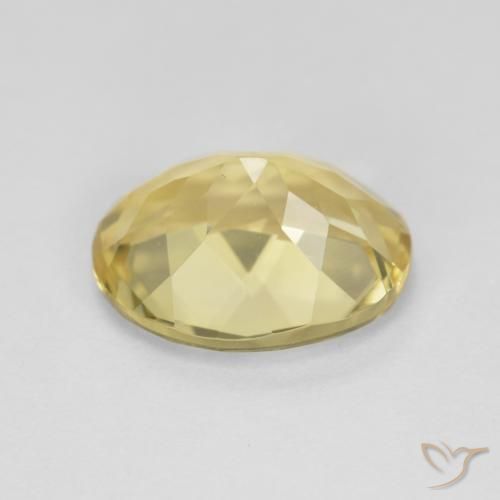 Berillo Giallo caldo naturale da 2.56 ct, Ovale, VS