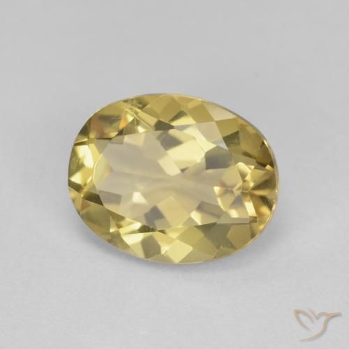 Berillo Giallo medio naturale da 2.24 ct, Ovale, VS