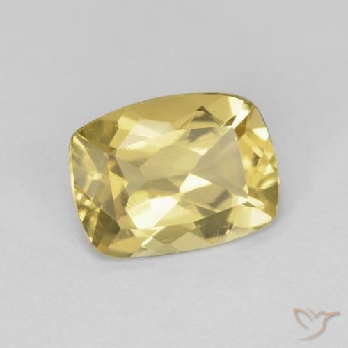 Berillo Oro chiaro naturale da 1.69 ct, Cuscino, VS