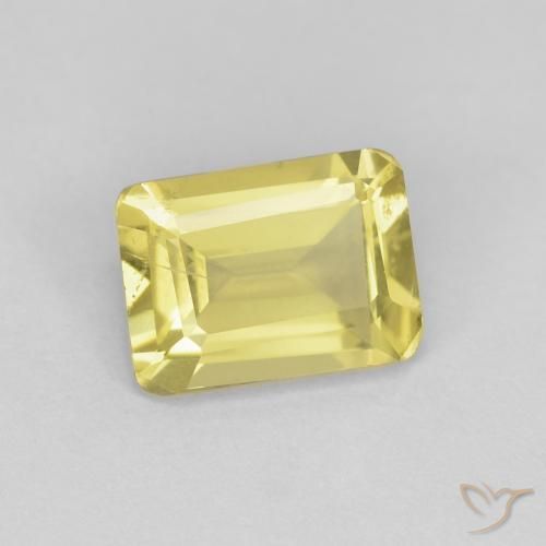 Berillo Giallo Miele Molto Chiaro naturale da 0.94 ct, Ottagonale / Taglio smeraldo, VS