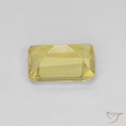 Berillo Giallo Miele Molto Chiaro naturale da 0.94 ct, Ottagonale / Taglio smeraldo, VS
