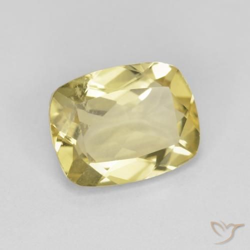 Berillo Giallo chiaro naturale da 1.84 ct, Cuscino, VS