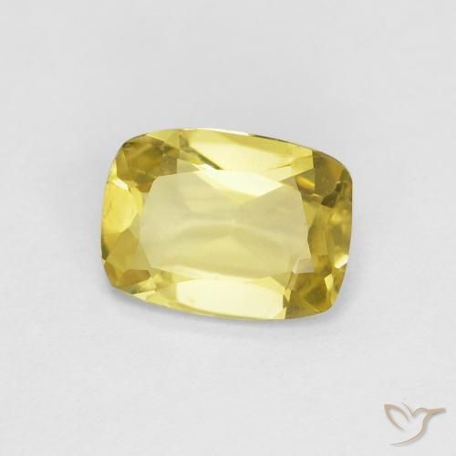 Berillo Giallo Miele Molto Chiaro naturale da 0.75 ct, Cuscino, VS