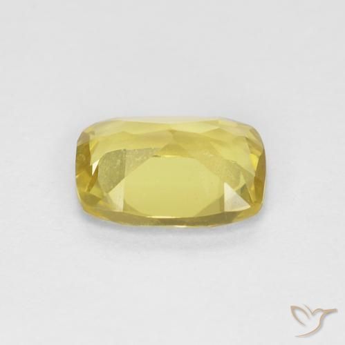 Berillo Giallo Miele Molto Chiaro naturale da 0.75 ct, Cuscino, VS