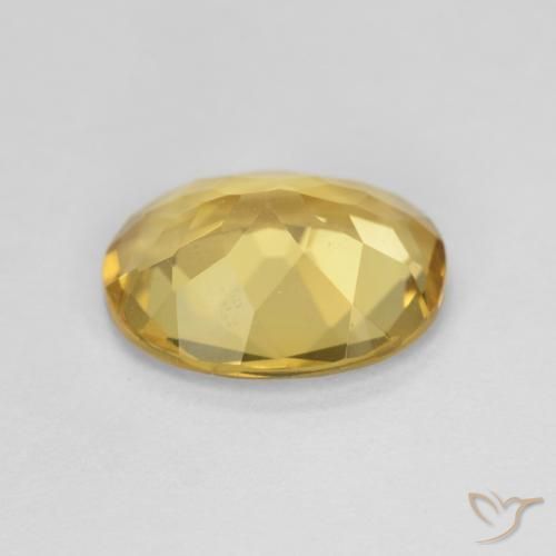 Berillo giallo oro naturale da 2.06 ct, Ovale, VS