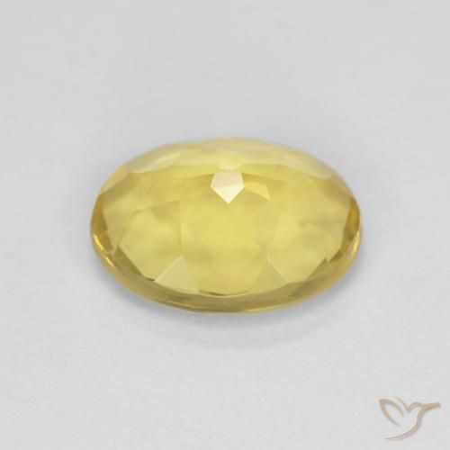 Berillo Giallo medio naturale da 1.55 ct, Ovale, VS