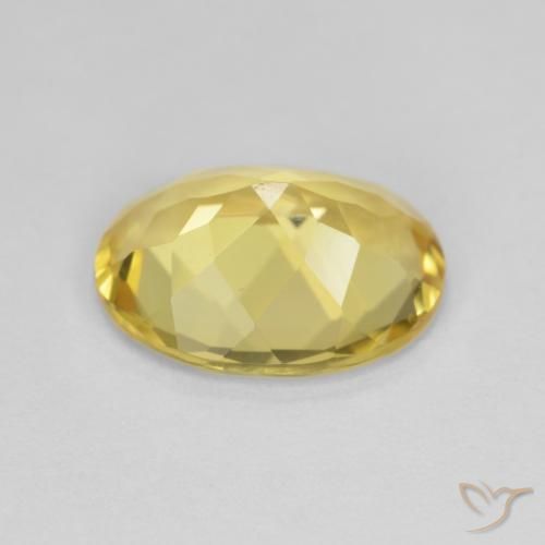 Berillo Giallo caldo naturale da 2.84 ct, Ovale, VVS-VS