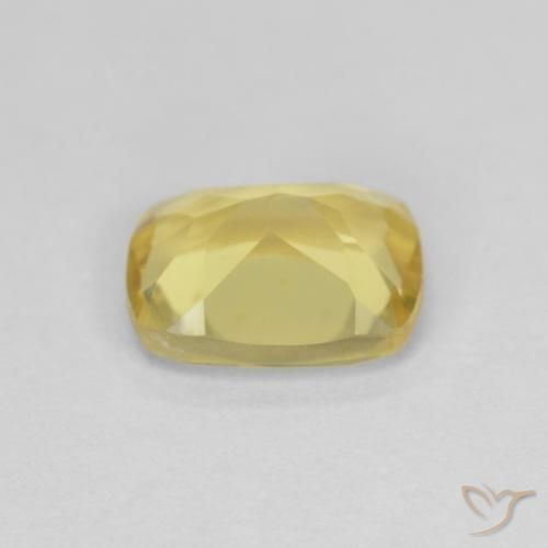 Berillo Giallo miele chiaro naturale da 1.33 ct, Cuscino, VVS-VS