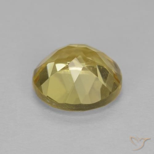 Berillo Giallo chiaro naturale da 1.89 ct, Rotondo, VVS-VS