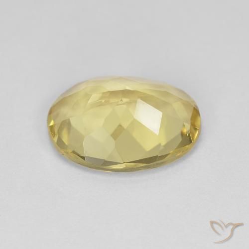 Berillo Giallo dorato chiaro naturale da 2.69 ct, Ovale, VVS