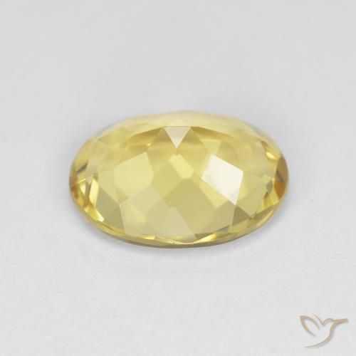 Berillo Giallo Toscana naturale da 2.89 ct, Ovale, VVS