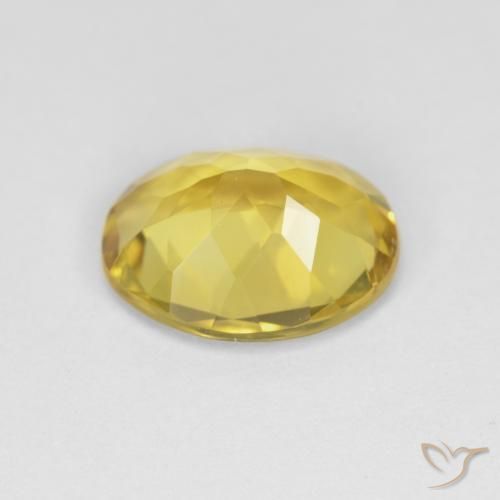 Berillo Giallo brunastro naturale da 2.78 ct, Ovale, VVS