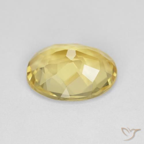 Berillo Giallo Toscana naturale da 2.95 ct, Ovale, VVS
