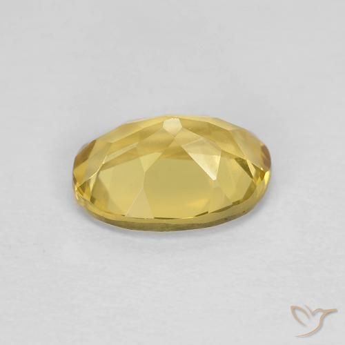 Berillo Giallo medio naturale da 1.58 ct, Ovale, VVS