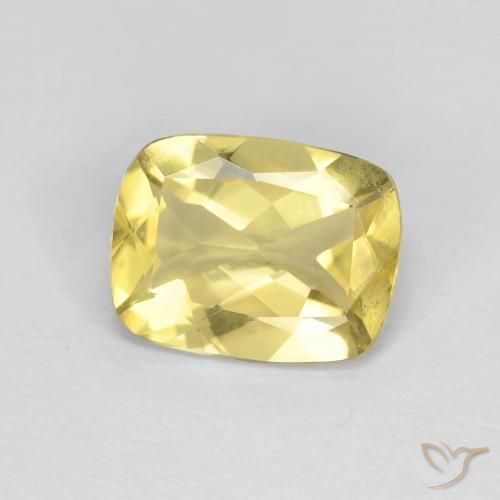 Berillo Giallo Toscana naturale da 1.62 ct, Cuscino, VVS