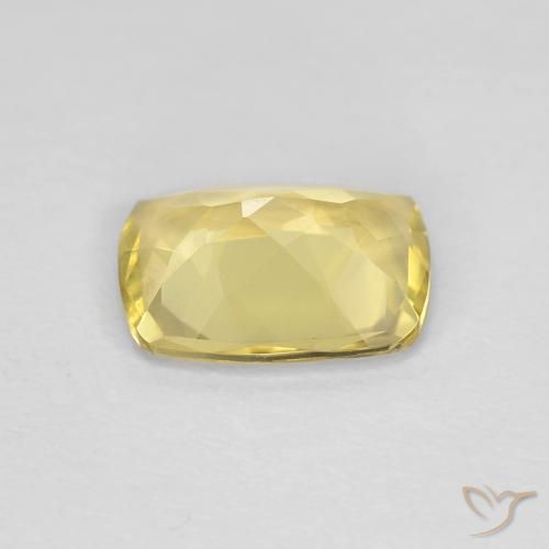Berillo Giallo Toscana naturale da 1.62 ct, Cuscino, VVS
