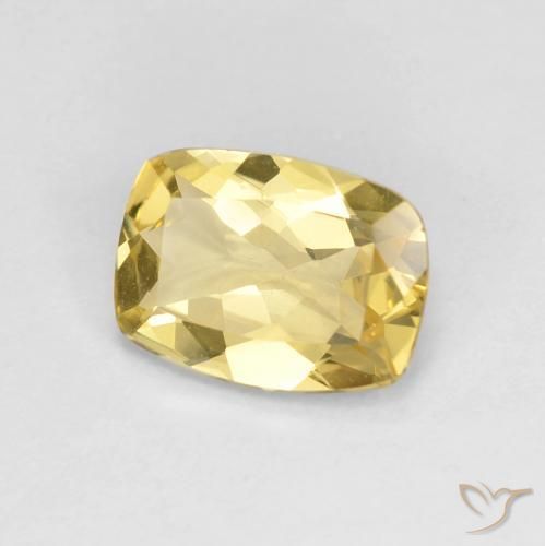 Berillo Giallo Toscana naturale da 1.34 ct, Cuscino, VVS