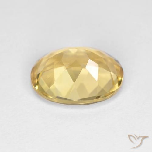 Berillo Dorato naturale da 3.20 ct, Ovale, VVS-VS