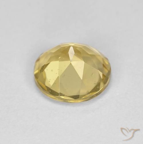 Berillo Giallo Toscana naturale da 1.16 ct, Rotondo, VS