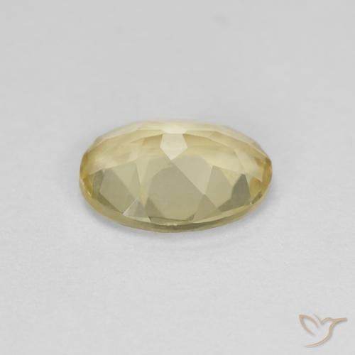 Berillo Giallo medio naturale da 1.59 ct, Ovale, VS