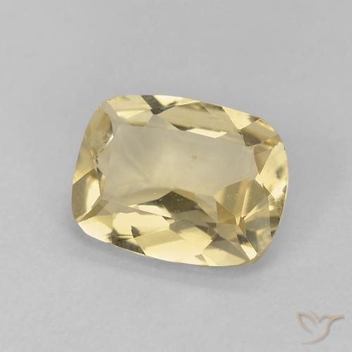 Berillo Giallo caldo naturale da 1.50 ct, Cuscino, VS