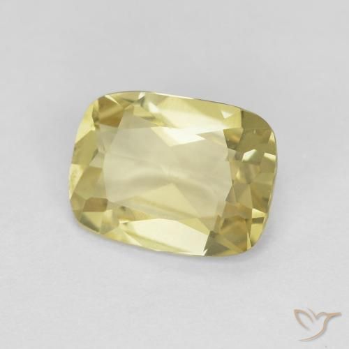 Berillo Giallo terroso naturale da 1.10 ct, Cuscino, VS