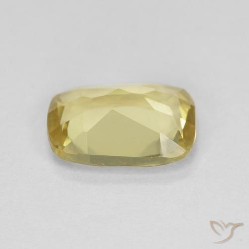 Berillo Giallo terroso naturale da 1.10 ct, Cuscino, VS