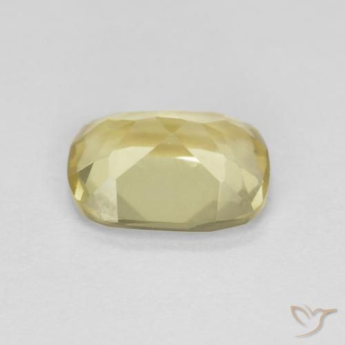 Berillo Giallo morbido naturale da 1.13 ct, Cuscino, VS