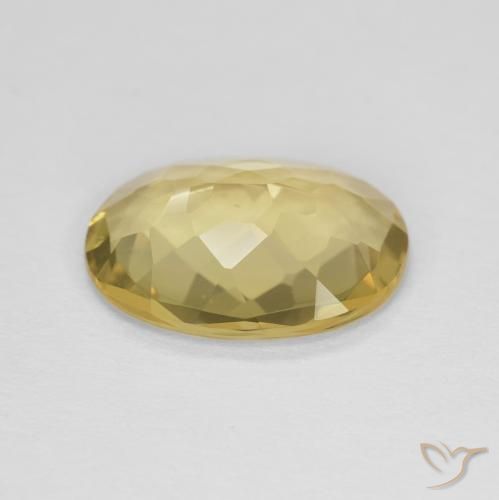 Berillo Giallo medio naturale da 2.16 ct, Ovale, VVS
