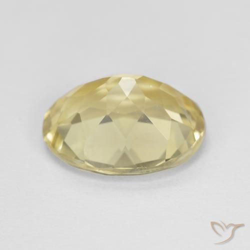 Berillo Giallo di Digione naturale da 3.27 ct, Ovale, VVS