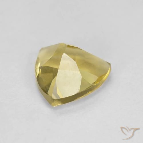 Berillo Giallo di Digione naturale da 1.15 ct, Taglio trillion, VS