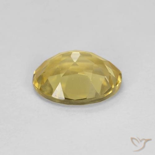 Berillo Giallo di Digione naturale da 1.74 ct, Ovale, VS