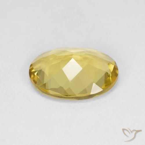 Berillo Giallo di Digione naturale da 2.47 ct, Ovale, VVS