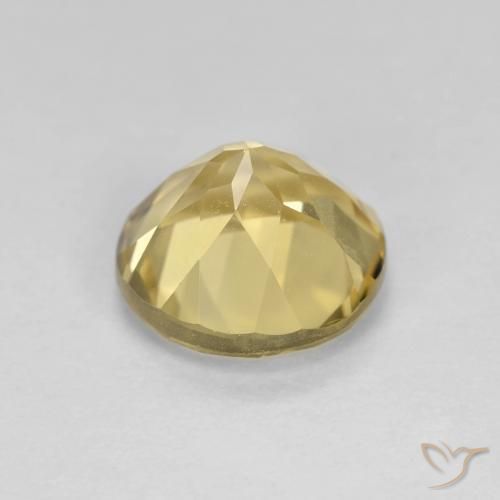 Berillo Oro chiaro naturale da 1.93 ct, Rotondo, VVS