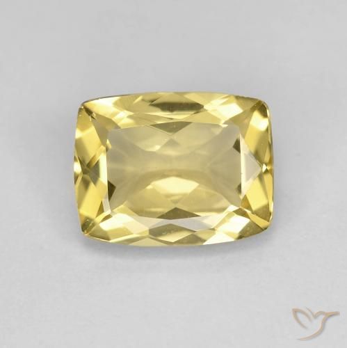 Berillo Giallo dorato chiaro naturale da 1.84 ct, Cuscino, VVS